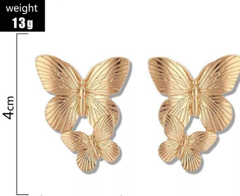 Butterfly Design Earings - Image 2