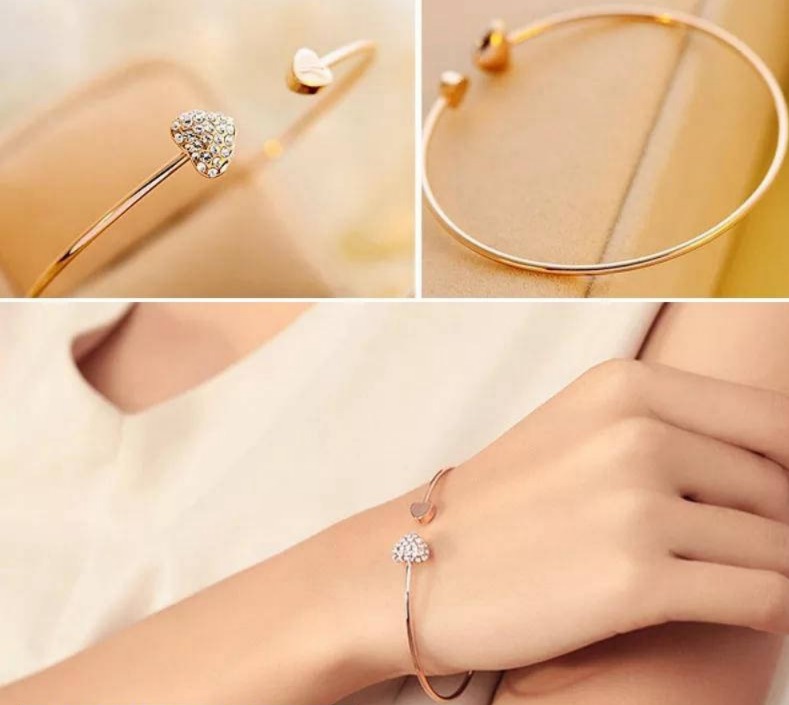 Double Heart Love Bracelet