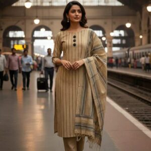 3 Pcs Unstitched Cotton Lawn Suit